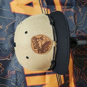 SOLD 3/18/22 Doom Rex (1 of 44) Findlay Hats Limited Edition Snapback Jute Tan